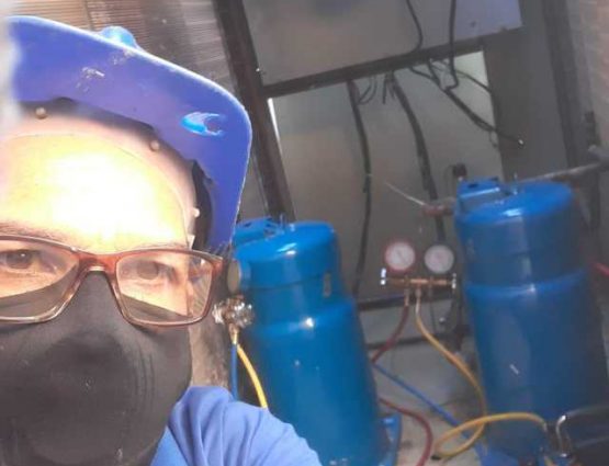 Registro real de instalação da Climatizar UDI